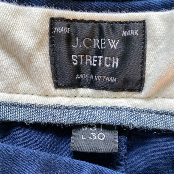 JCrew 484 navy khaki pants - Picture 2 of 3